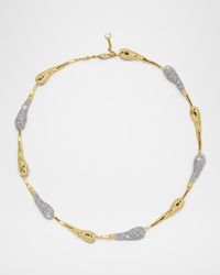 Solanales Crystal Teardrop Riviera Necklace