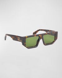 Men's Vancouver Acetate Rectangle Sunglasses