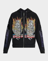 Men's Engulfed Memories Cotton Full-Zip Hoodie