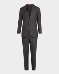 Men's Wool Plaid Suit