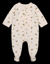 Rose In April - Combinaison imprimée en coton - Taille 12M - Blanc