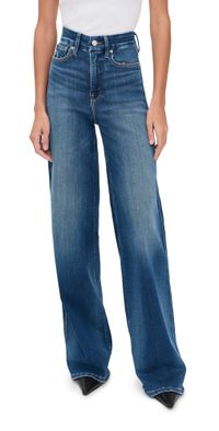 Good American Soft Tech Good Skate Wide Leg Jeans Indigo891 10