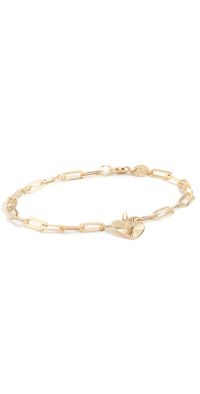 Jennifer Zeuner Jewelry Althea Bracelet Yellow Gold One Size