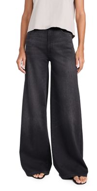 DL1961 Softwear Hepburn Wide Leg: High Rise Jeans '32 Dark Haze (Softwear) 28