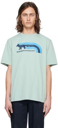 Maison Kitsuné Green Flash Fox T-Shirt
