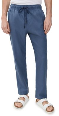 Onia Stretch Linen Pull-On Pants Vintage Indigo S