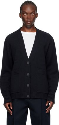 Studio Nicholson Navy Sen Cardigan