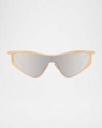Signature Metal & Nylon Shield Sunglasses