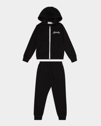 Boy's Logo Sweatshirt and Joggers Set, Size 12-14