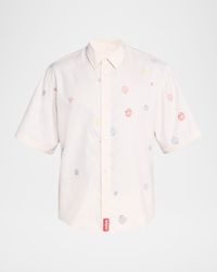 x Futura 2000' Men's Embroidered Cotton Short-Sleeve Shirt
