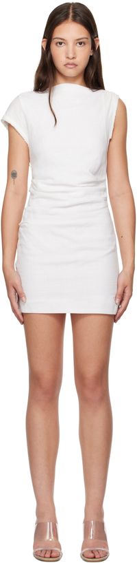 BEC + BRIDGE White Steffi Asym Minidress