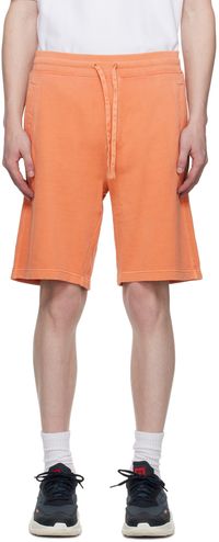 Hugo Orange Relaxed-Fit Shorts