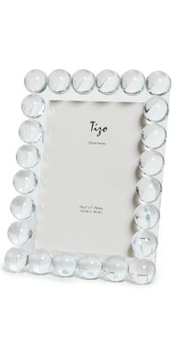Tizo Design Crystal Glass Bubble Frame 5x7 Clear One Size