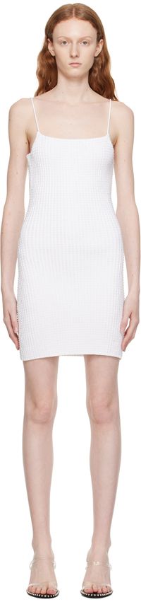 Alexander Wang White Rib Minidress