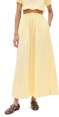 Playa Lucila Maxi Skirt Butter Yellow XL