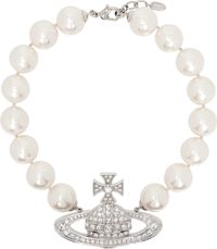 Vivienne Westwood White Neysa Necklace
