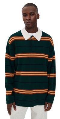 Guest in Residence Striped Cashmere Rubgy Holly Combo XL