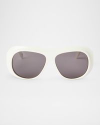 Elfin Round Acetate Sunglasses