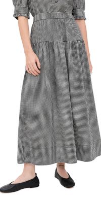 Birds of Paradis Lydia Skirt Onyx Check XS