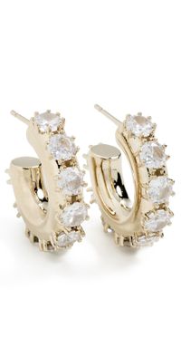 Justine Clenquet Nina Medium Earrings Gold One Size