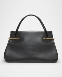 Pinch Large Shoulder Bag in Smooth Leather