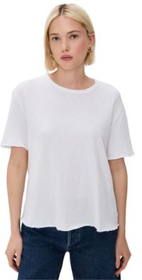 James Perse Vintage French Terry Sweat Top White 2