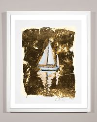'Gold Coast Boat 4' Wall Art