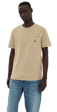 Polo Ralph Lauren Cotton Linen Pocket Tee Coastal Beige XL