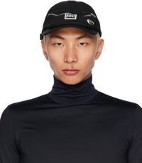 99%IS- Casquette Box Suit noire à pochette