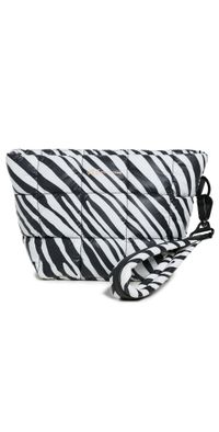 Vee Collective Porter Clutch Zebra Black and White One Size