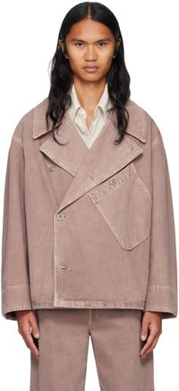 LEMAIRE Pink Dispatch Denim Jacket