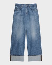 Low-Rise Drop Jeans