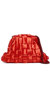Maria La Rosa Satin Mini Game Bag Red One Size