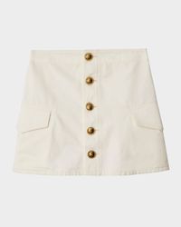 Cotton Mini Skirt