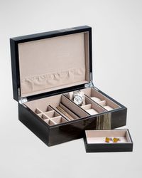 Lacquered Ash Wood Valet Box