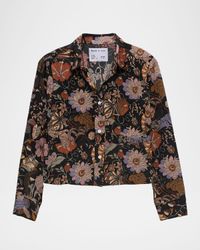 The Belle Floral Button-Front Shirt