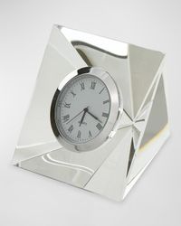 Clear Crystal Diamond Clock
