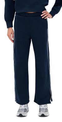 Beyond Yoga LuxeFleece Piper Wide Leg Pants Nocturnal Navy L