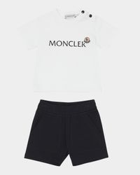 Boy's Logo T-Shirt and Shorts Set, Size 6M-3