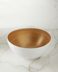 Brushstroke Golden Salad Bowl