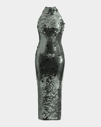 The Area Sequined Midi Dress