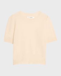Cashmere Puff-Sleeve Sweater