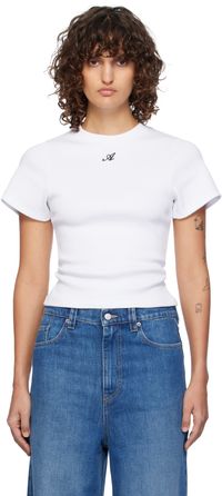 Axel Arigato White Script A T-shirt