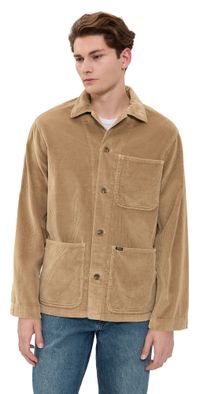 Polo Ralph Lauren Long Sleeve Wale Corduroy Barton Overshirt Montana Khaki XXL