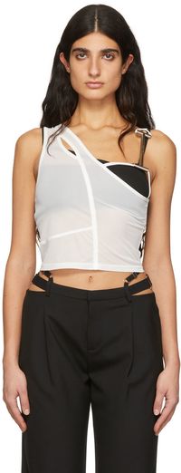 HELIOT EMIL White Dispar Tank Top