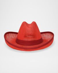 Belle Mesh Cotton Fedora Hat