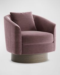 Camino Dark Purple Swivel Chair
