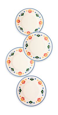 Misette Salad Plates Set of 4 Floral One Size