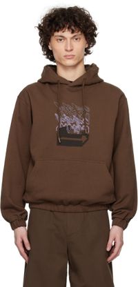 pet-tree-kor Brown 'What's In Your Lunch Box?' Hoodie