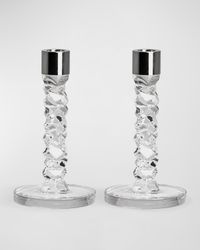 Carat 7" Small Candlesticks, Set of 2